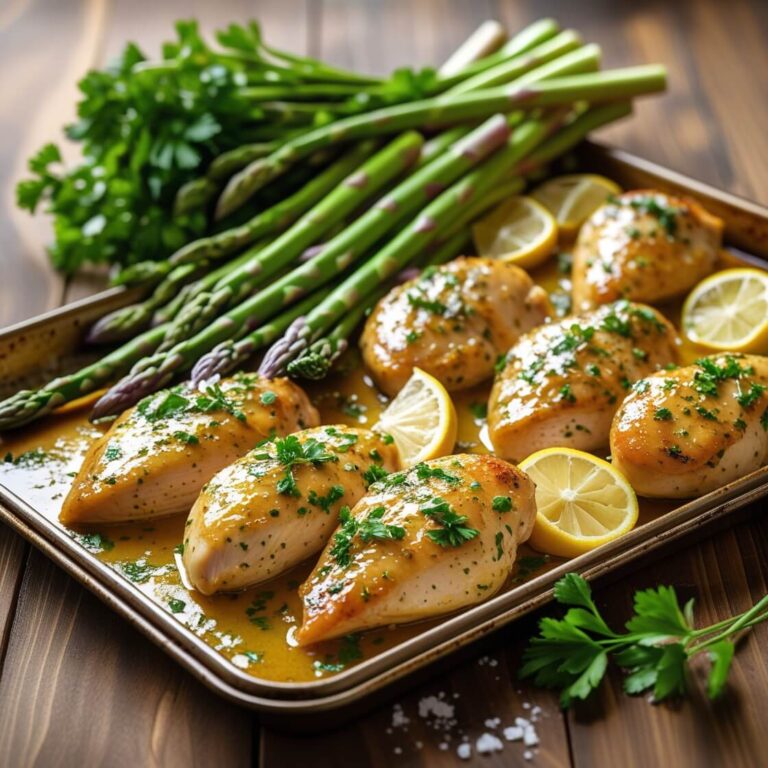 Sheet Pan Lemon Herb Chicken with Asparagus: A Healthy Dinner in Under an Hour