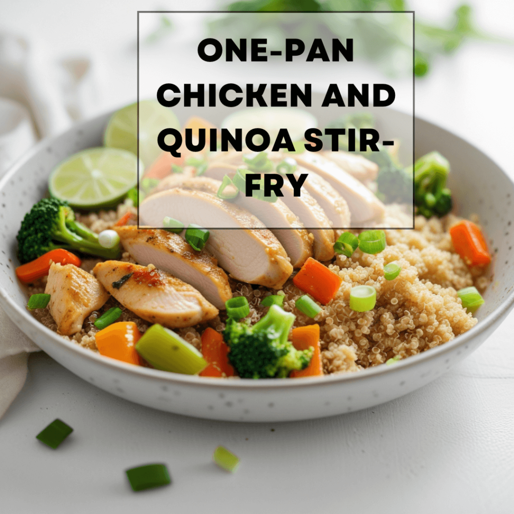 One-Pan Chicken and Quinoa Stir-Fry