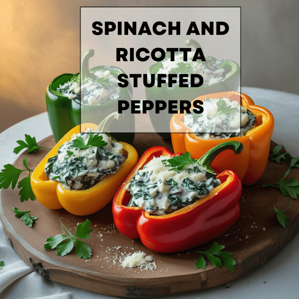 Spinach and Ricotta Stuffed Peppers