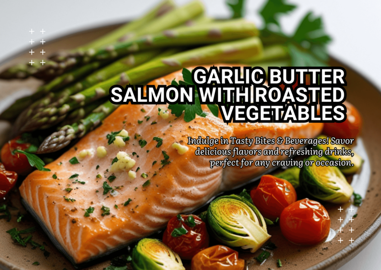 Garlic Butter Salmon with Roasted Vegetables: A Delicious & Easy Weeknight Dinner!